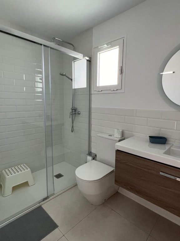 shower room, downstairs