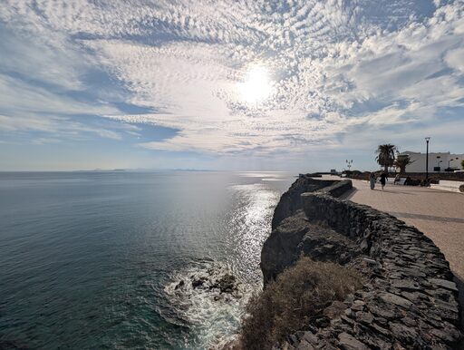 The stunning coastline